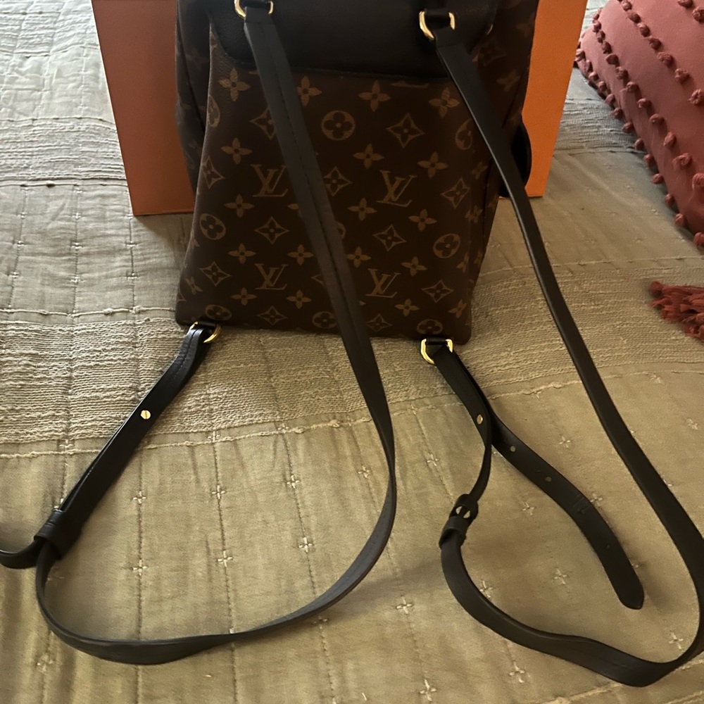 Louis Vuitton Brown and Black Monogram Backpack - Picture 4 of 7